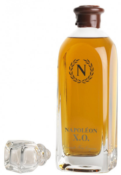 Cognac Napoleon X.O. in Kristallglaskaraffe
