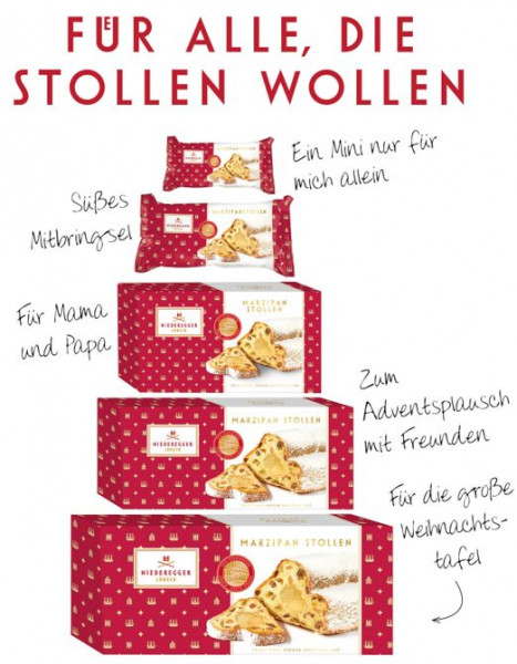 Niederegger Marzipanstollen 500g