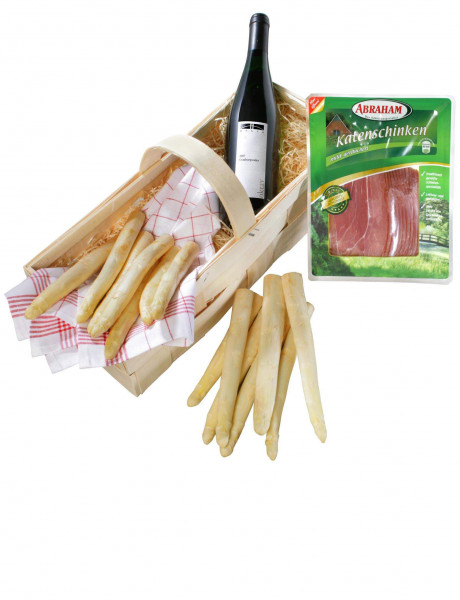 Spargel und Schinken Gourmetpräsent