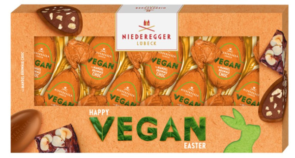 Niederegger VEGAN Chocolate Eier Mandel Brownie 100g