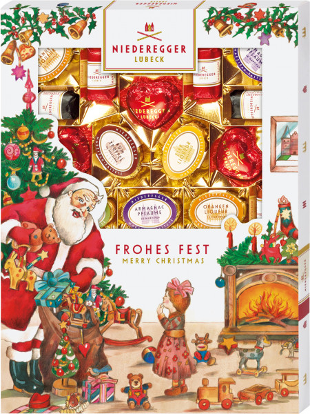 Niederegger Marzipanerie 400g im Weihnachtsschuber