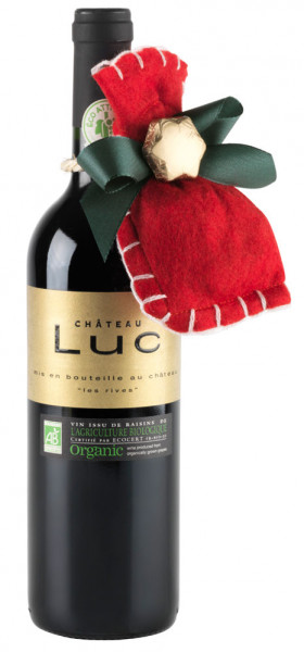Weihnachtswein LUC mit festlicher Confiserie