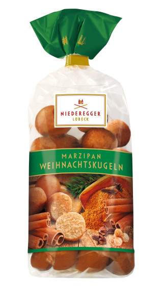 Marzipan Weihnachtskugeln 150g