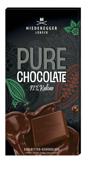 Niederegger Pure Chocolate Edelbitter 72% 12/100g
