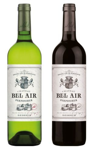 Mignon Château Bel Air BLANC Réserve Bordeaux AOC 187ml