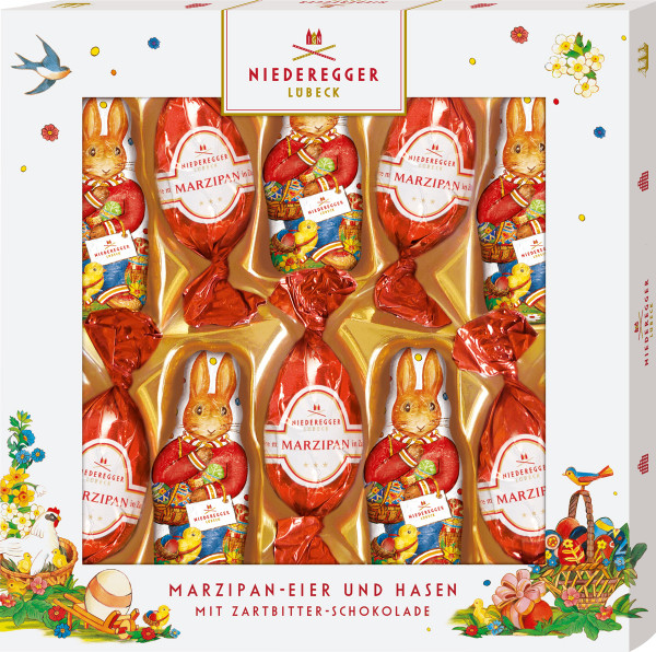 Niederegger Marzipan Osterhasen und Eier