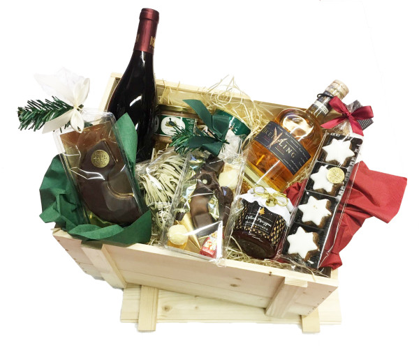 Eine Gourmetkiste Weihnachten