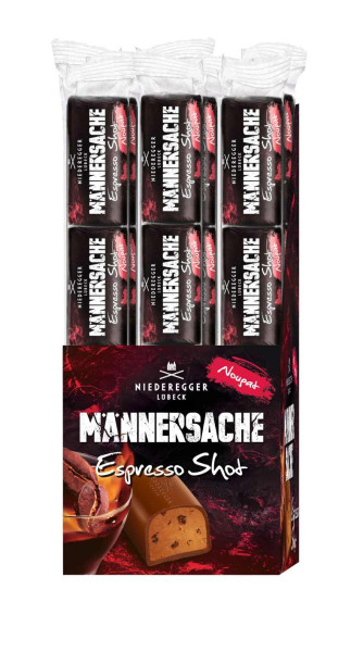 Niederegger Nougat Riegel Espresso Shot Männersache 15/50g
