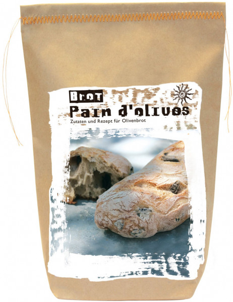 Pain d&#039;Olives - Backmischung für französisches Olivenbrot