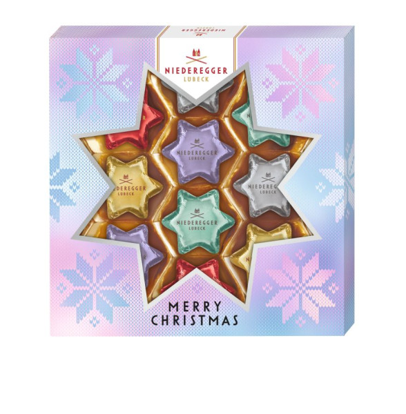 Niederegger Merry Christmas Sterne 125g