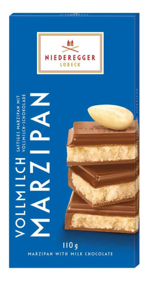 Niederegger Marzipan Tafel Classic Vollmilch 10 / 110g