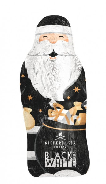 Niederegger Black &amp; White Weihnachtsmann 100g