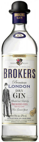 Brokers London Dry Gin 47%