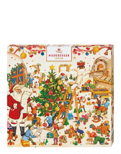 Niederegger Adventskalender Mini-Wichtelwerkstatt