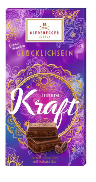 Niederegger Marzipan Tafel Glücklichsein Kraft10 / 110g