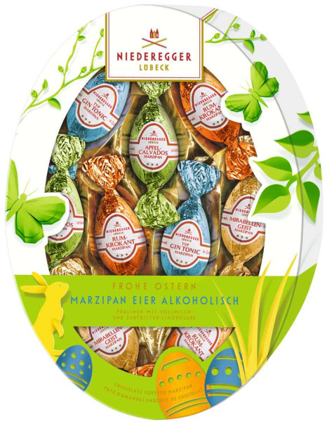 Niederegger Marzipan Eier Variationen Alkoholisch 6/150g