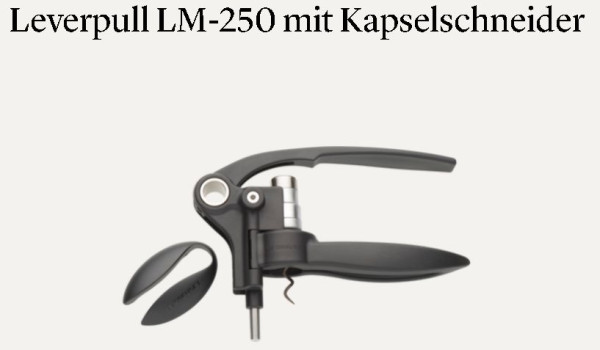 Screwpull Leverpull LM-250 mit Kapselschneider