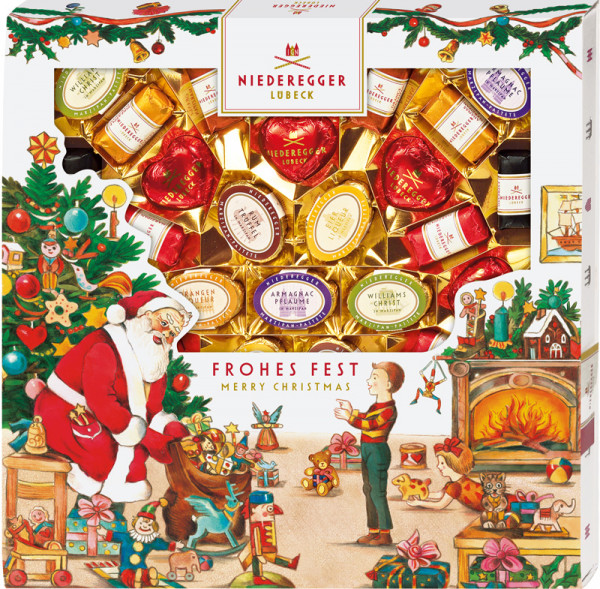 Niederegger Marzipanerie 500g im Weihnachtsschuber