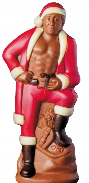 Sexy Schokoladen-Weihnachtsmann - 21cm/150g