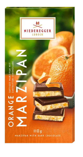 Niederegger Marzipan Tafel Orange 10 / 110g