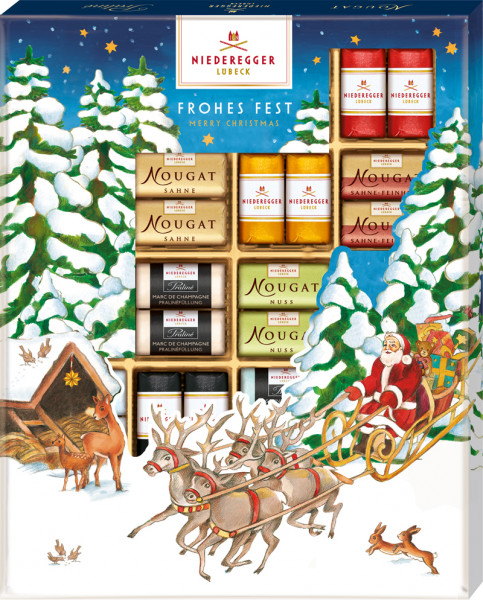 Niederegger Meister Selektion 500g im Weihnachtsschuber