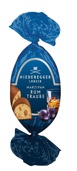 Niederegger Marzipan Ei Rum Traube 12/100g