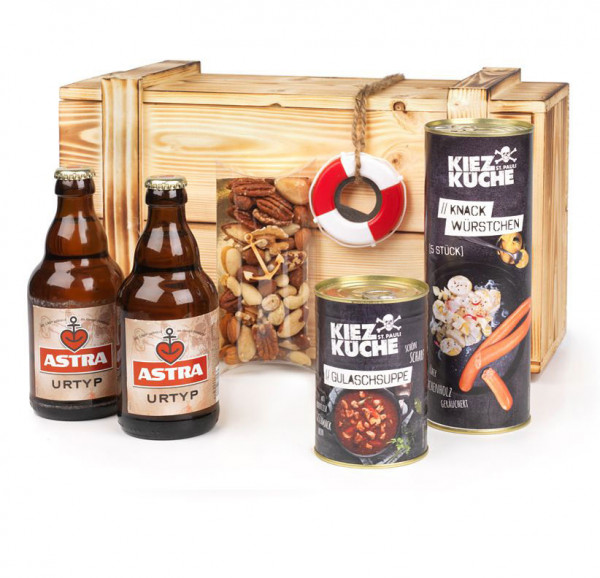 Gourmet Holzkiste "Forza St. Pauli" Kiezküche