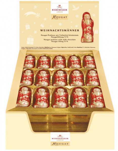 Niederegger Nougat Weihnachtsmänner 12,5g