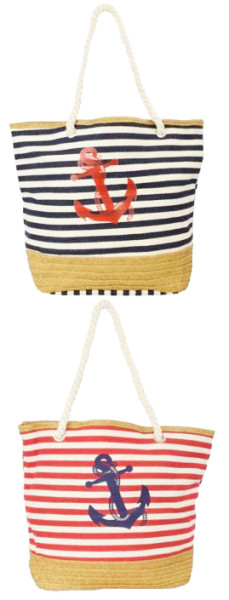 Strand Tasche Shopper Anker