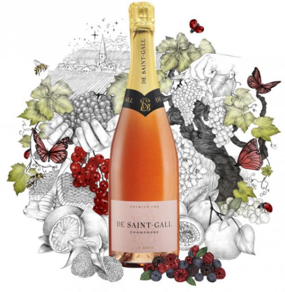 CHAMPAGNE DE SAINT-GALL ROSÉ - PREMIER CRU