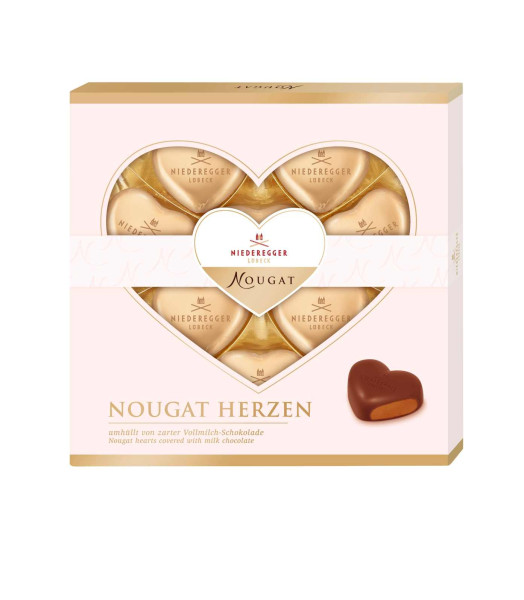 Niederegger Nougat Herzen 10/125g