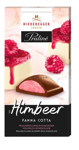 Niederegger Praliné Tafel Himbeer Pana Cotta 10 / 100g