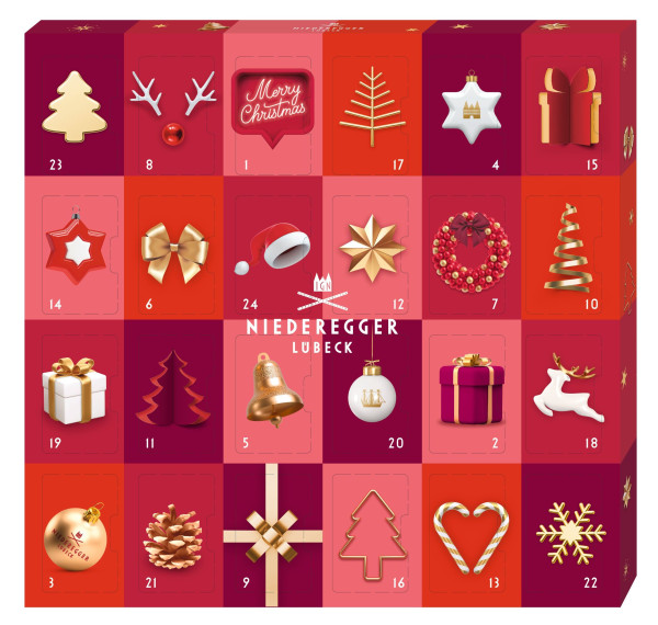 Niederegger Adventskalender Mini Glamour