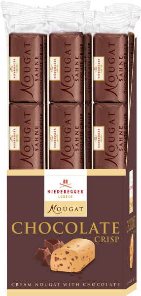 Niederegger Nougat Riegel Chocolate Crisp 15/50g