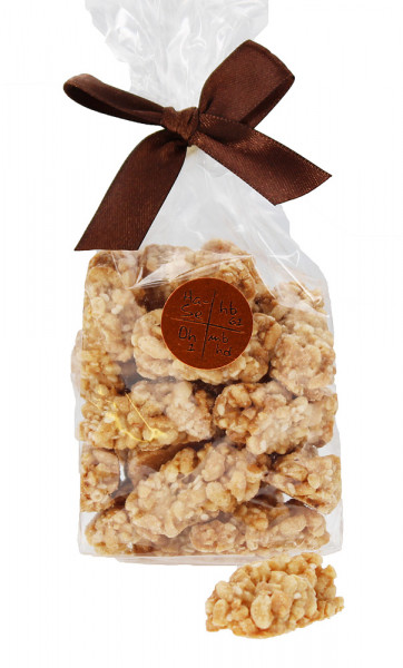 Knusper-Erdnuss Crisps mit Meersalz
