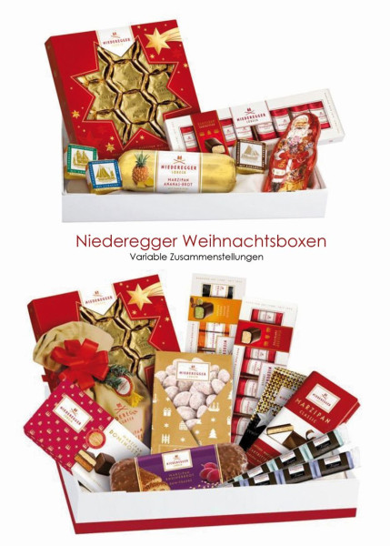 Niederegger Weihnachtsboxen 1250g