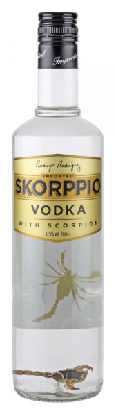 Skorppio Vodka mit Scorpion