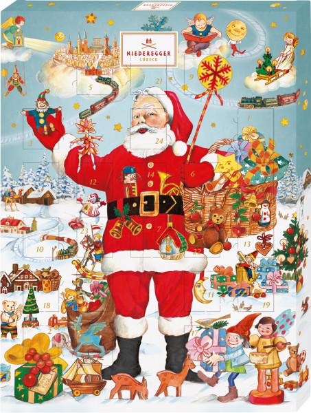 Niederegger Adventskalender Weihnachtsmann