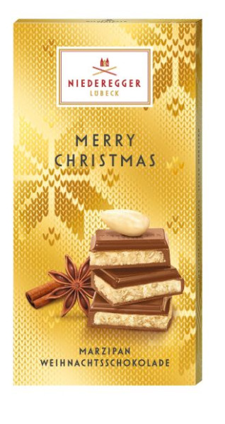 Niederegger Merry Christmas Weihnachtsschokolade 110g