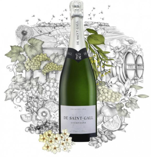 CHAMPAGNE DE SAINT-GALL Premier Cru BLANC DE BLANCS