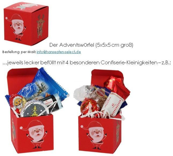 Kleiner Adventswürfel Nikolaus