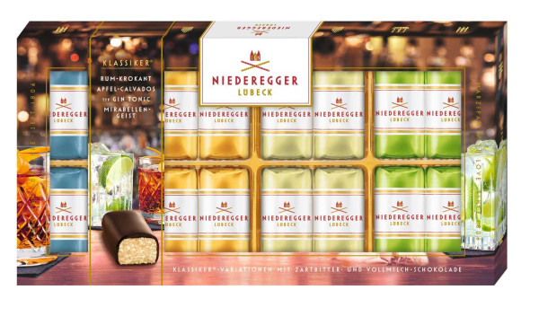 Niederegger Marzipan Klassiker Variationen alkoholisch 10/200g