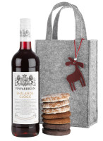 Elch Filztasche mit Glögg und Lebkuchen Elch Filztasche mit Glögg und Lebkuchen