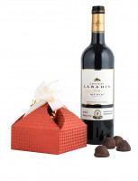 Chateau Labadie Medoc Bordeaux mit Truffes Chocolat