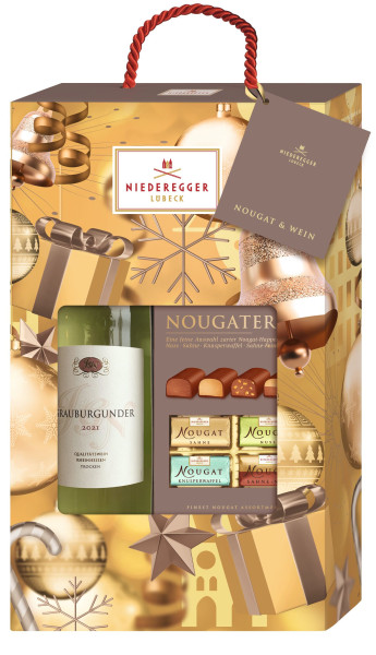 Niederegger Weihnachtspräsent NOUGAT &amp; WEIN