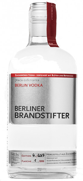 Berliner Brandstifter Berlin Vodka