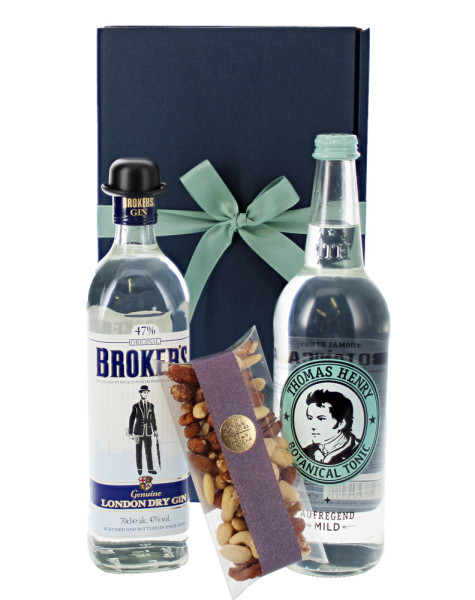 GINpräsent Brokers + Tonic + Edelnuss-Mix